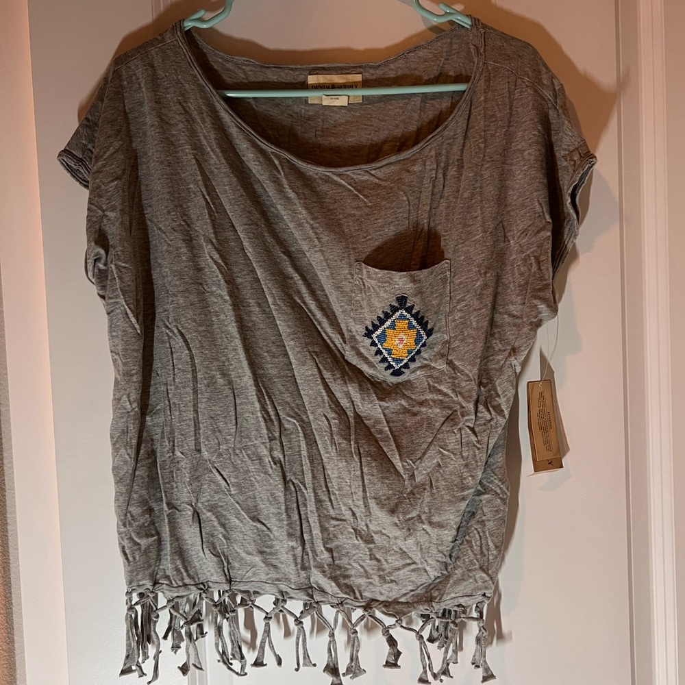 Denim Supply fringe top New with tags